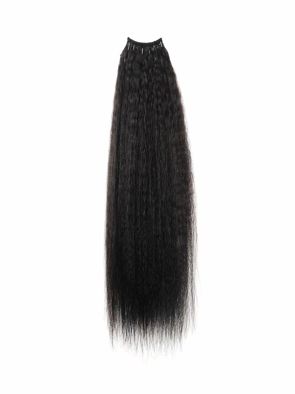 Thumbnail: Human Hair Feather Crochet - Natural