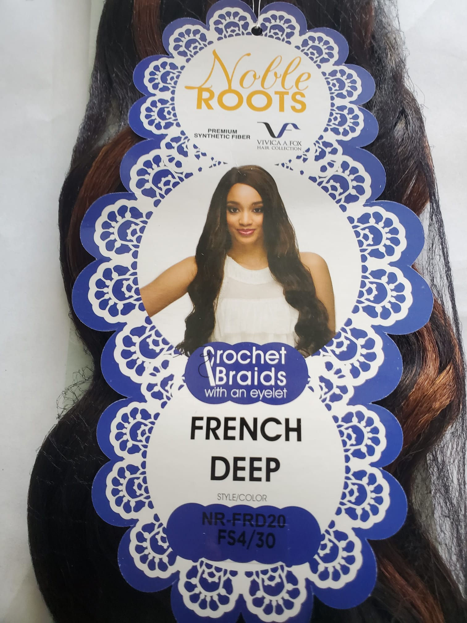 Vivica A. Fox Noble Roots French Deep Crochet Braid 20"