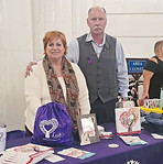 Mike and Robin promoting Leah's Legacy