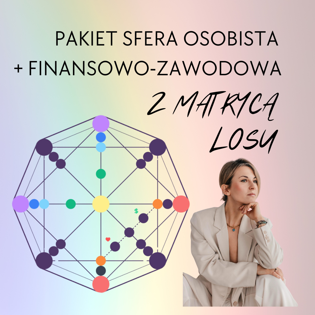PAKIET SFERA OSOBISTA + FINANSOWO-ZAWODOWA Z MATRYCĄ LOSU