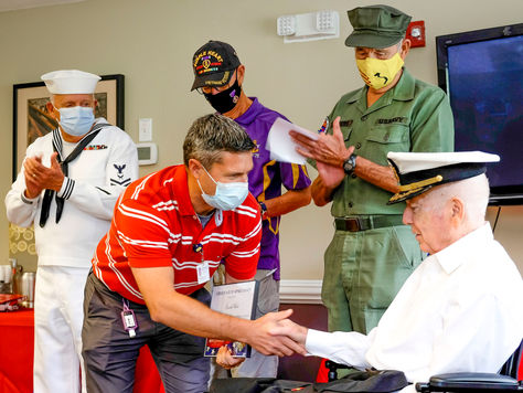Celebrating Donald B. White, Lieutenant Commander in the US Navy