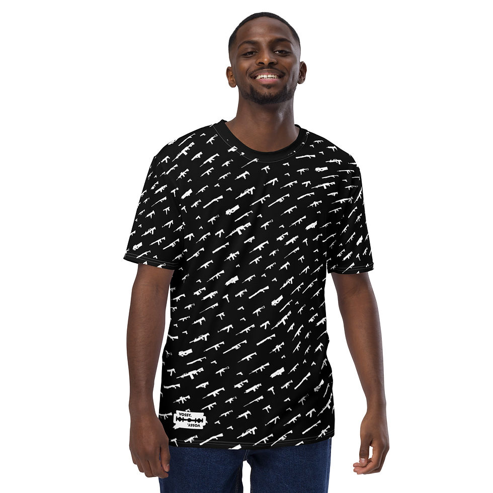 Миниатюра: Shot Caller Black All-Over Tee