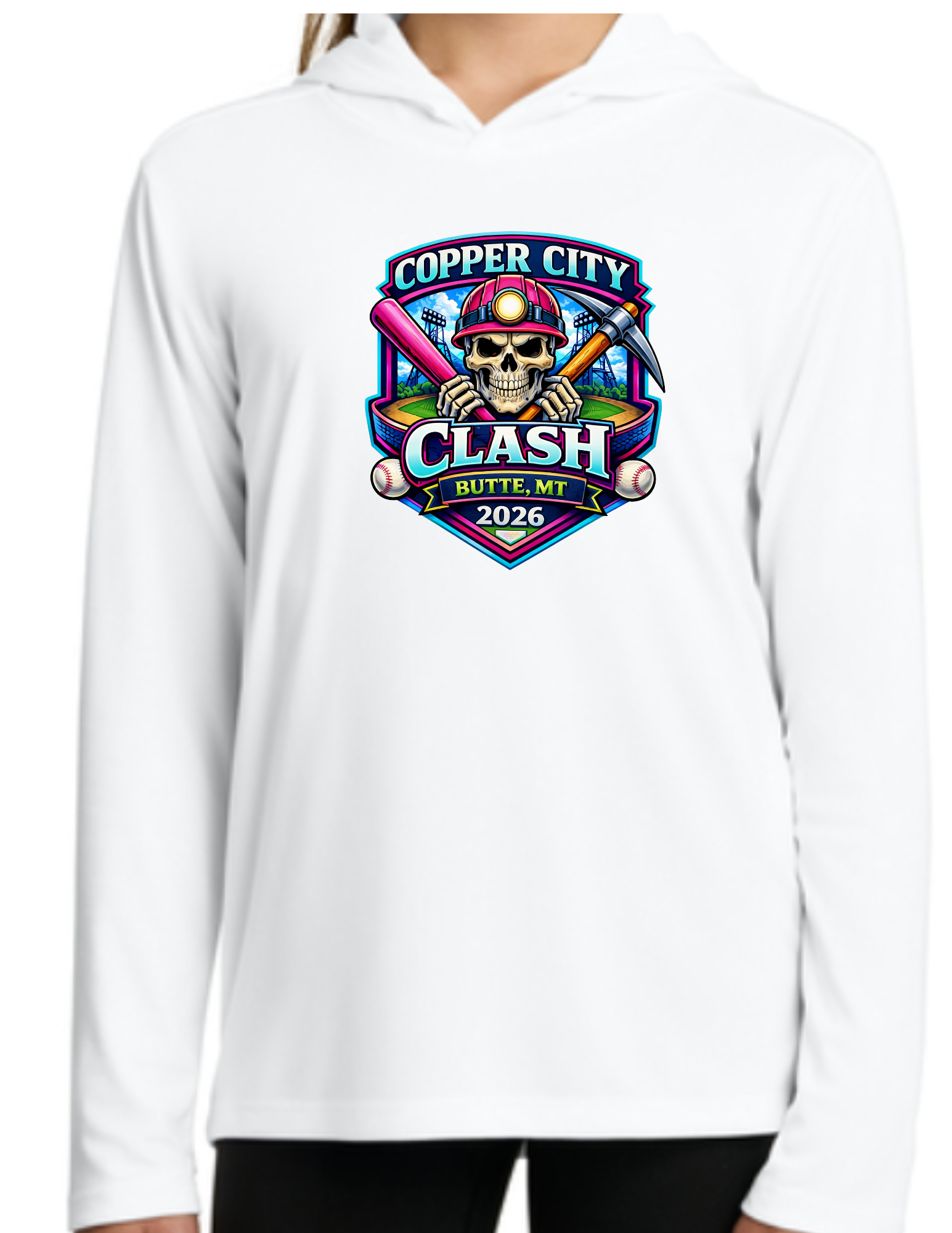 Copper City Clash Poly Hooded Long Sleeve