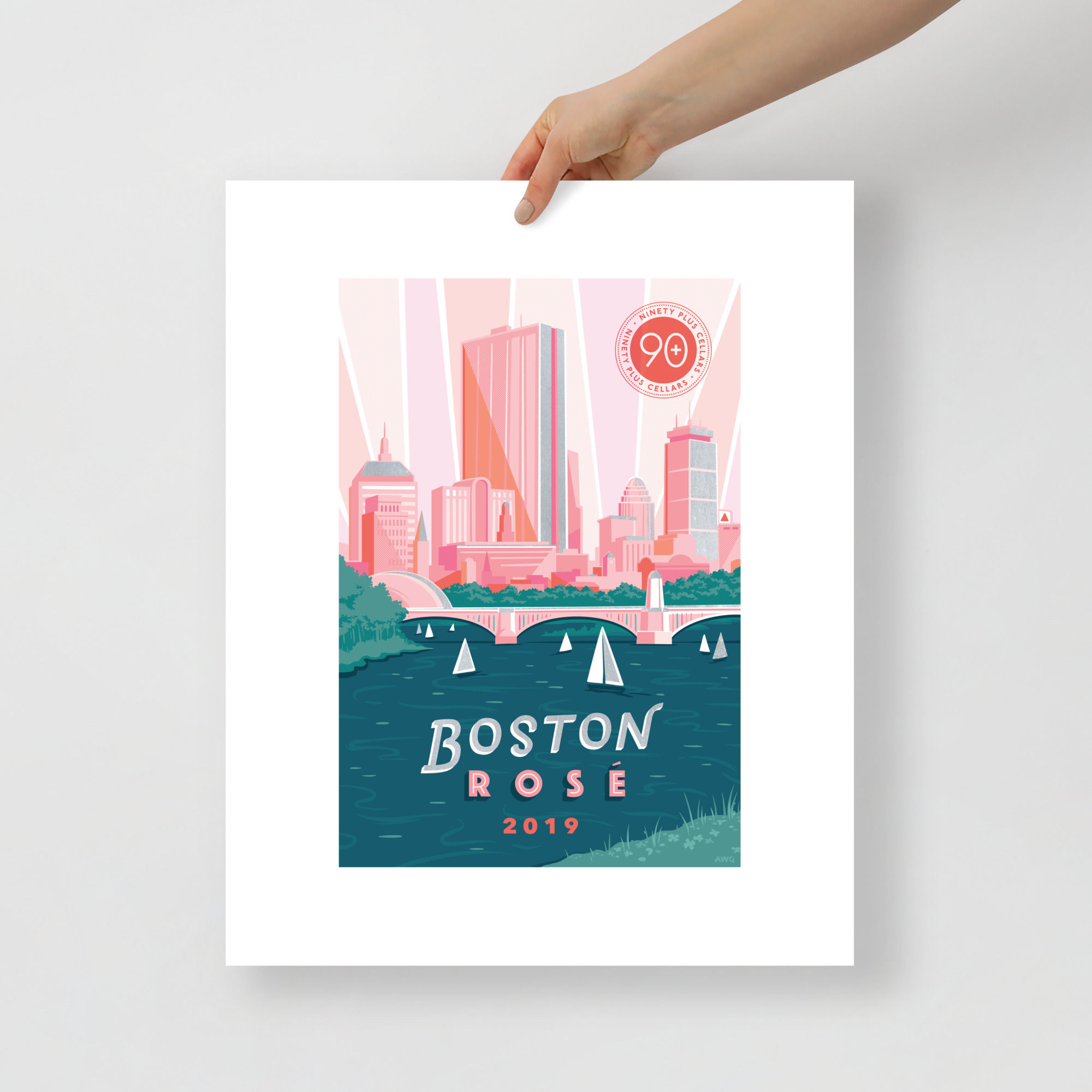 2019 Boston Rosé • ltd. ed. print
