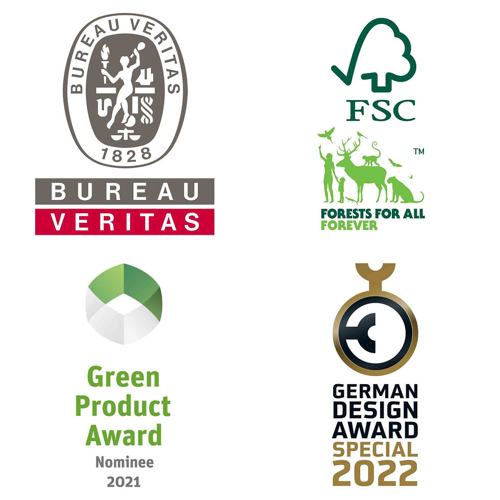 Miniatura: Wooden Coasters - American Walnut / Set of 4 Coasters