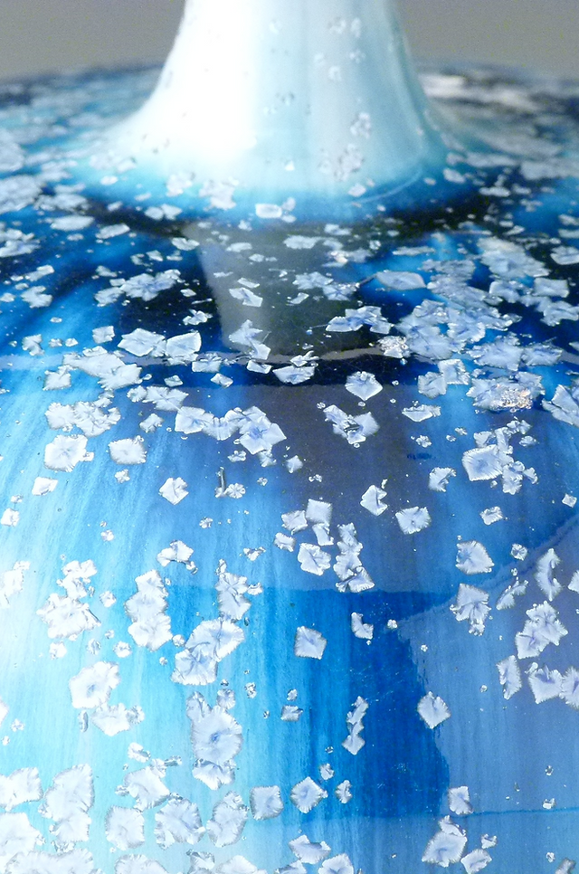 【中尾哲彰】　春銀河　水色の陶器皿　ボール 中尾哲彰】 春銀河 水色の陶器皿 ボール 銀河釉 玉峰窯 | 2025
