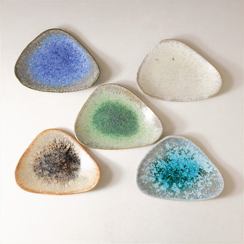 おにぎり皿 | 銀河釉 玉峰窯