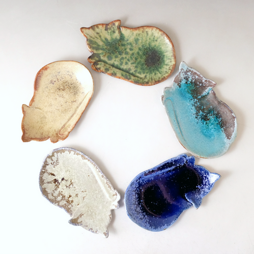 中尾哲彰 睦月銀河 子を背負う皿 中尾哲彰 睦月銀河 子を背負う皿