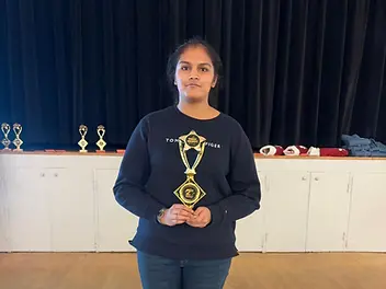 Contest Winners in the Stand Up and Speak, same speech contest 2026 Intermediate