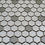 Thumbnail: 1" Poka Dot Hex (white & gray)