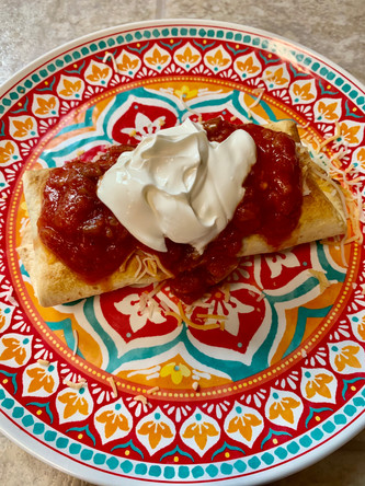 Cheyenne's Air Fryer Chimichangas