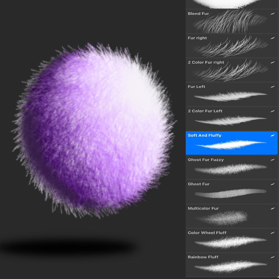 So soft it's fluffy! Grab it quick before it floats away! Aptly named the soft and fluffy brush.