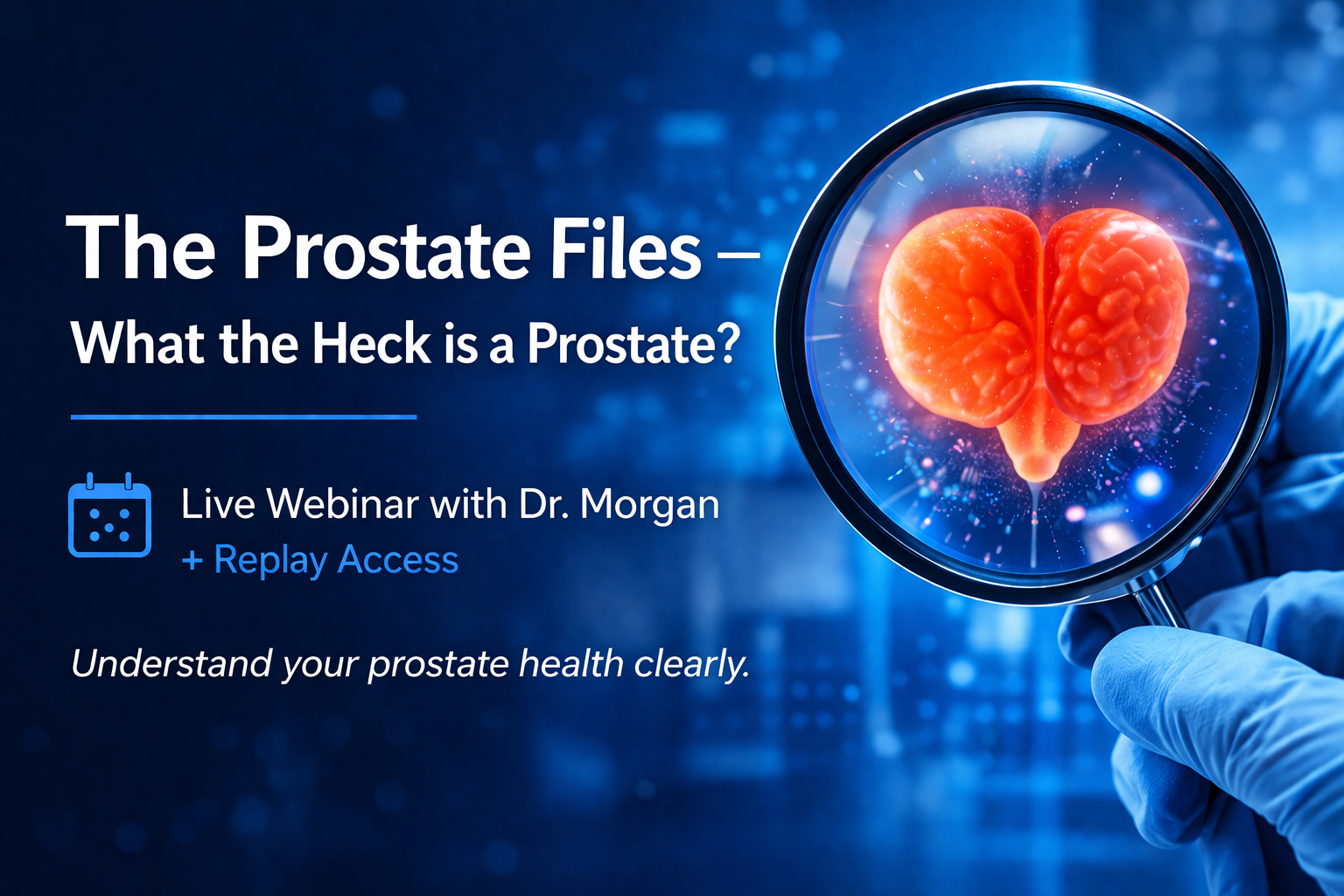 The Prostate Files — What the Heck is a Prostate?