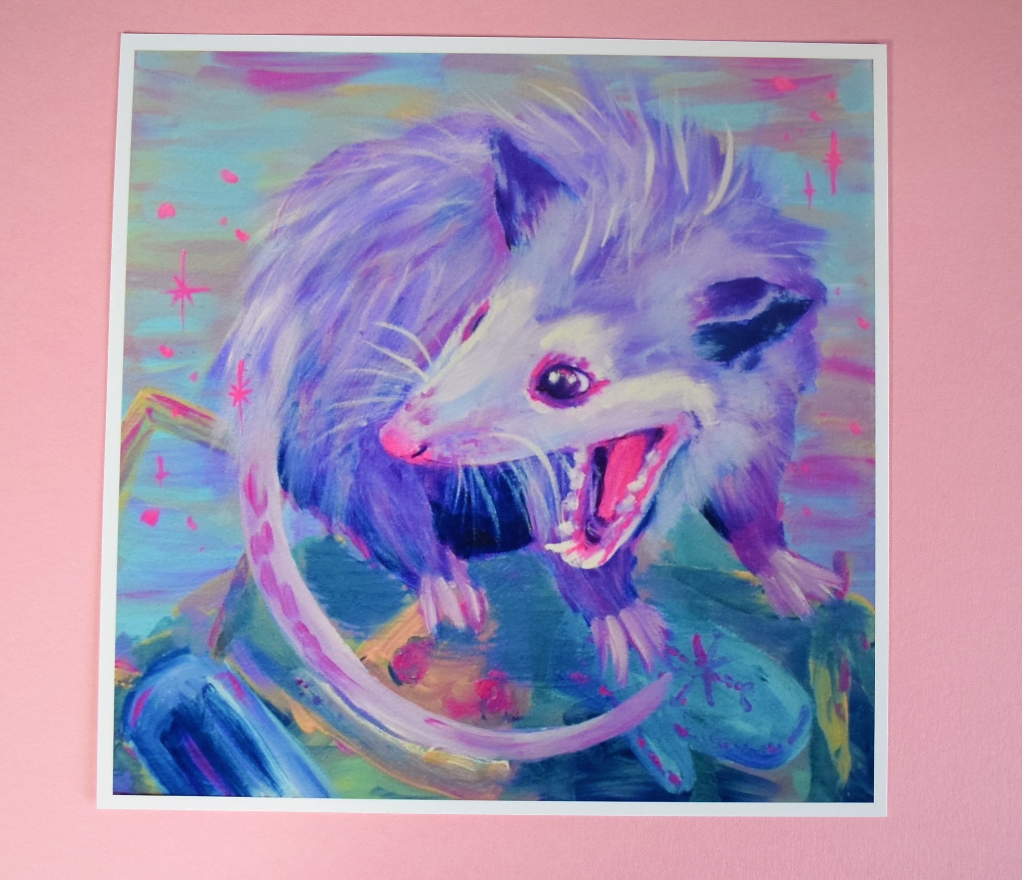 The Trash King, archival art print