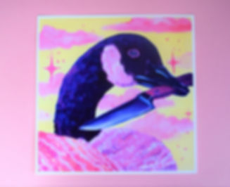 I Don't Trust Geese, archival art print