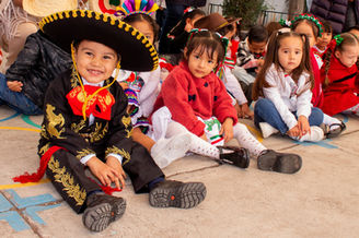 Fiestas patrias Sección Preescolar en Centro Escolar Emma Willard