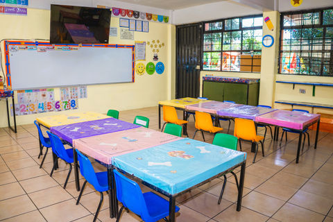 Salón de preescolar en Centro Escolar Emma Willard en Chalco Estado de México