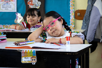 Alumna de Primaria en Centro Escolar Emma Willard en Chalco Estado de México