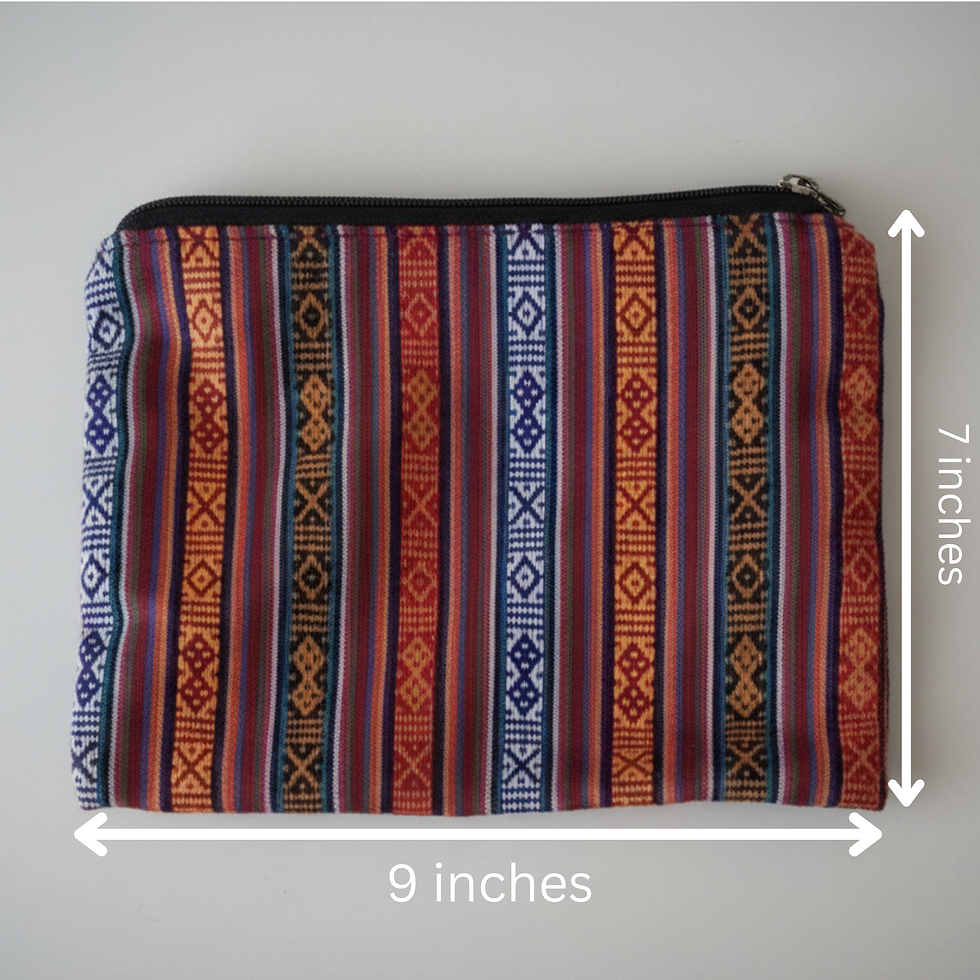 Thumbnail: Authentic Himalayan Woven Makeup Bag | Handcrafted Travel Pouch
