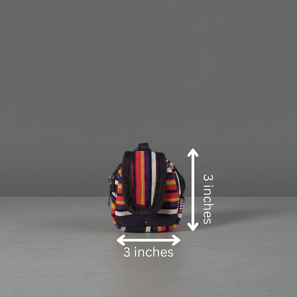 Thumbnail: Micro-Himalayan Woven Key chain Bag