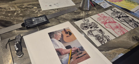 Stippling with Pen and Ink