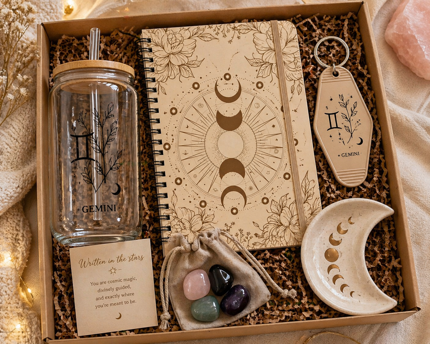 Personalised Zodiac Gift Set | Star Sign Keepsake Box | Astrology Gift