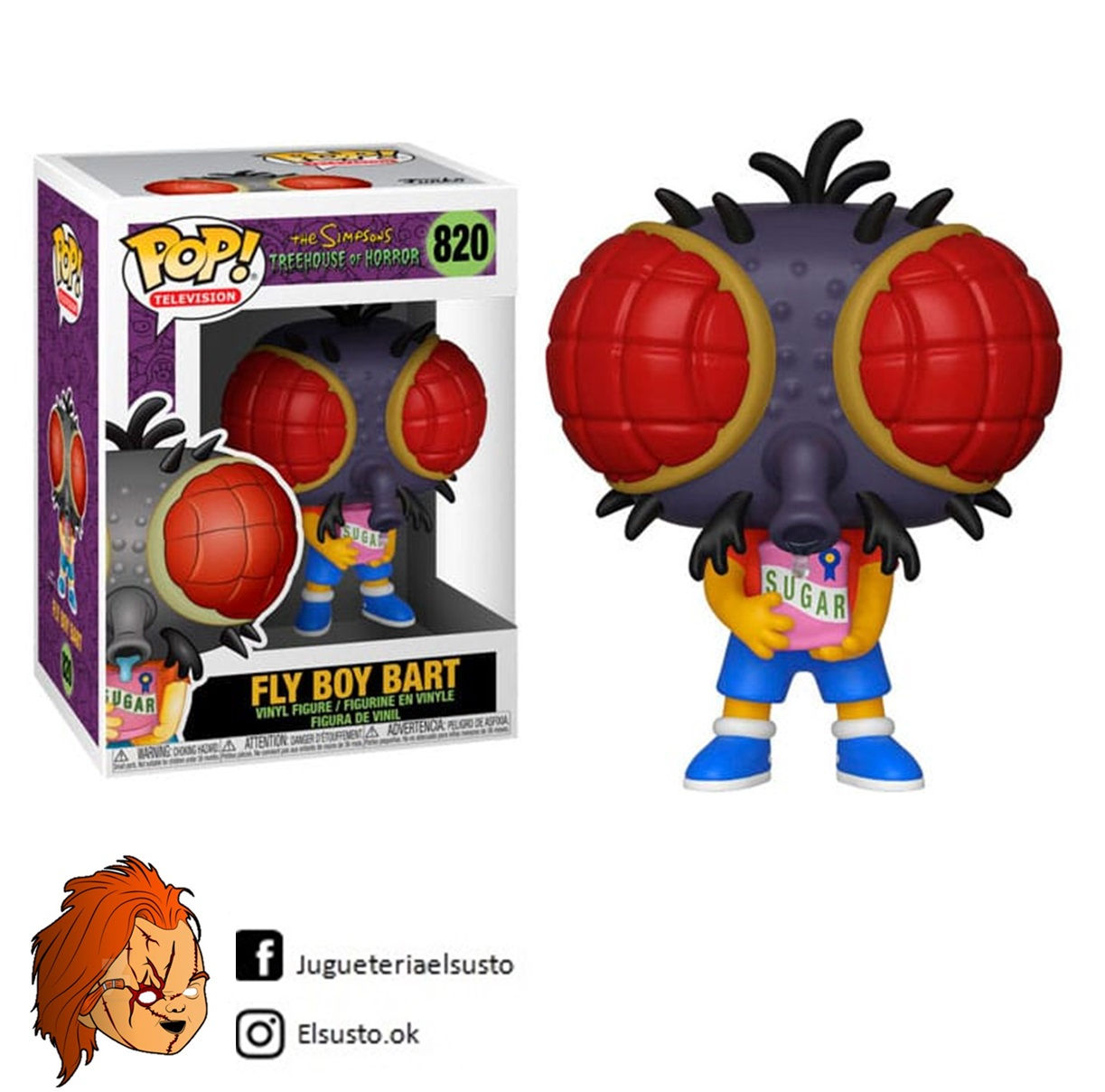 Funko Pop Los Simpson #828 Bart Mosca