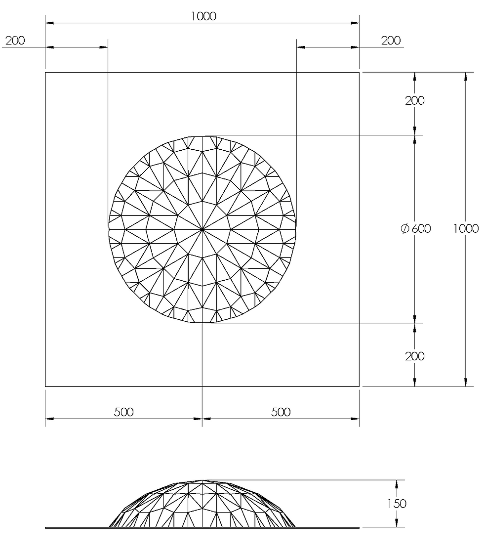 Round Vapour Vault Roof Dimensions