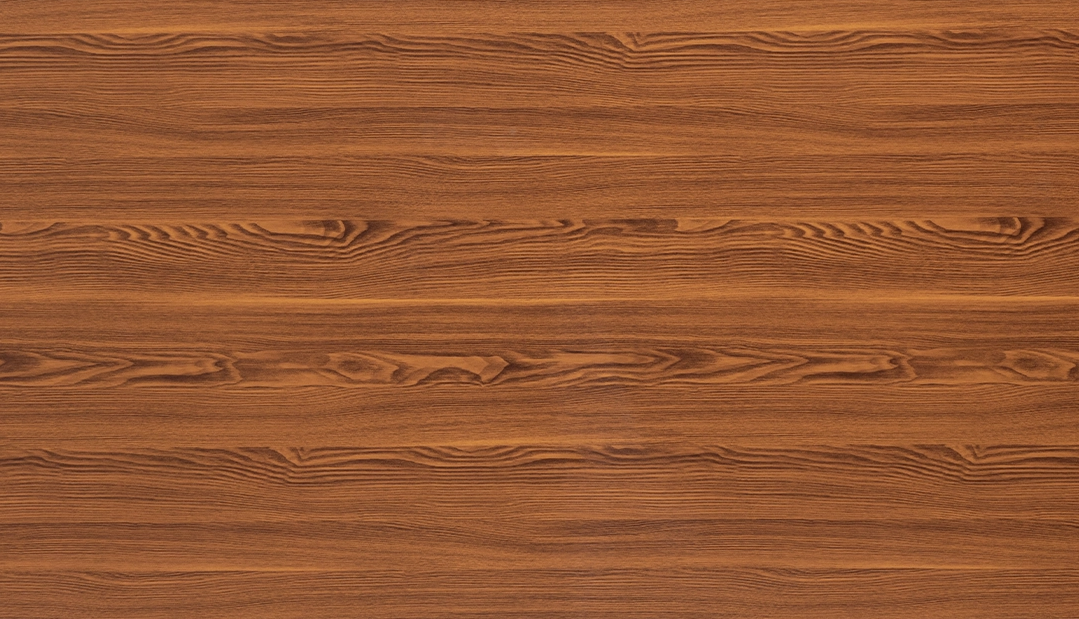 Fusion Walnut High Pressure Laminate Sheet with rich walnut wood grain texture for exterior cladding applications.