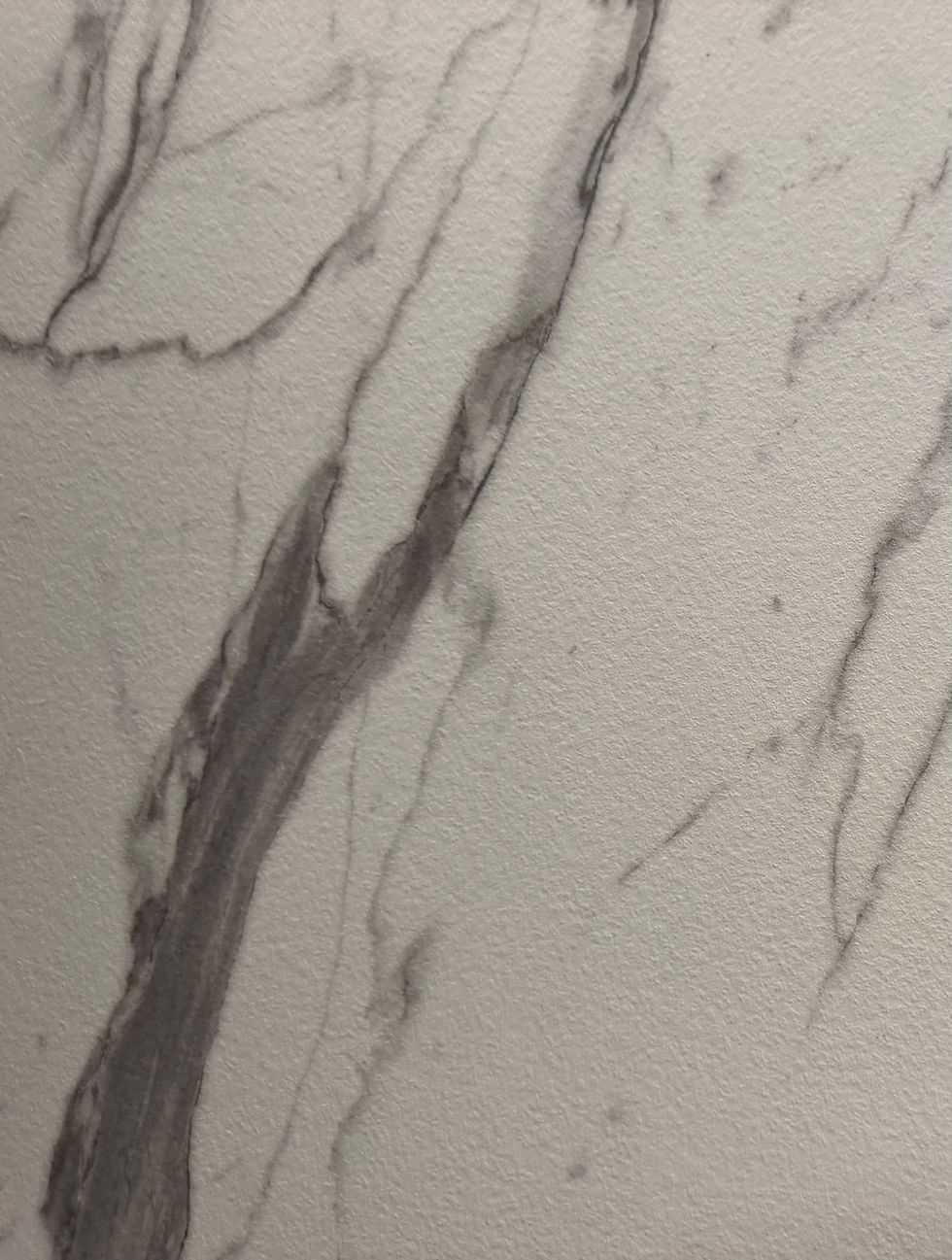 White marble vein lamination sheet sample