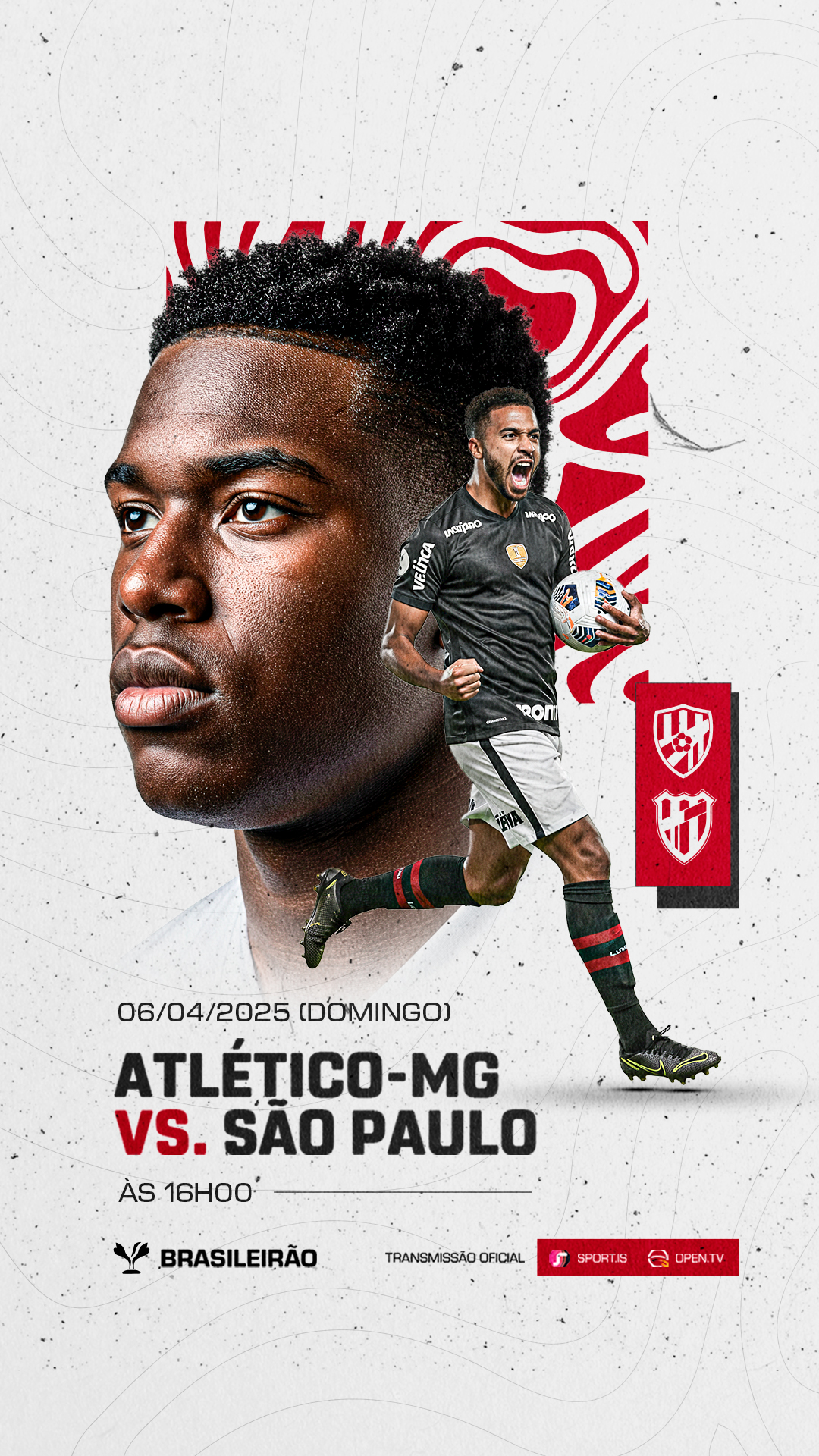 Atlético-MG × São Paulo · peça em destaque