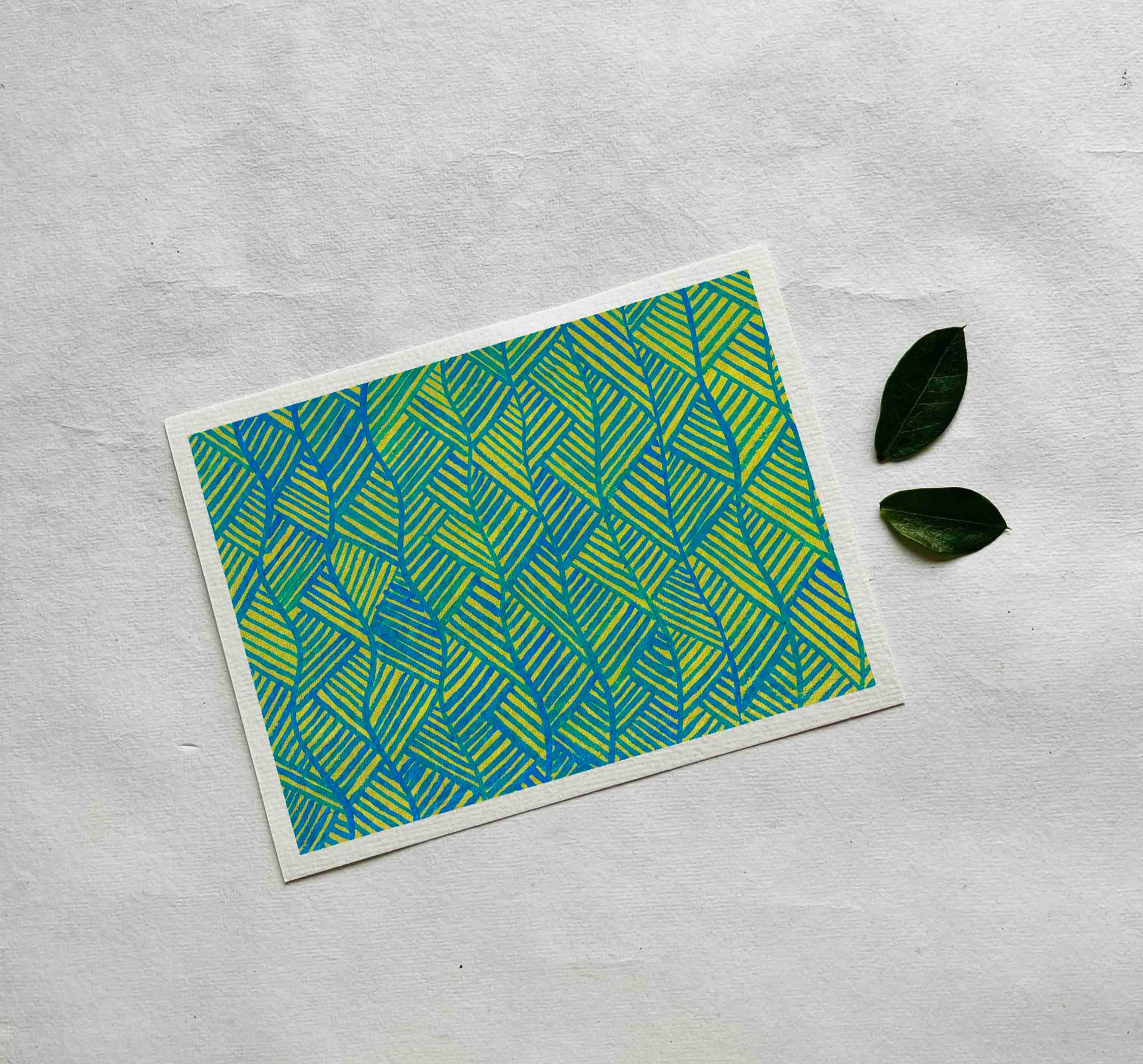 Water lines Art Print