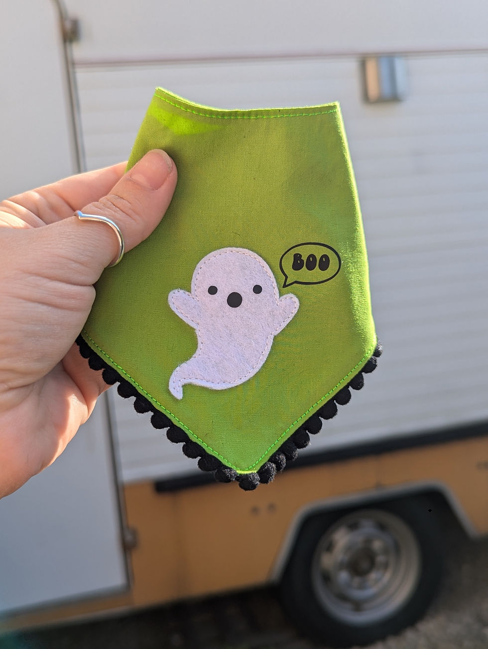 Boo Cute Ghost Halloween Pet bandana