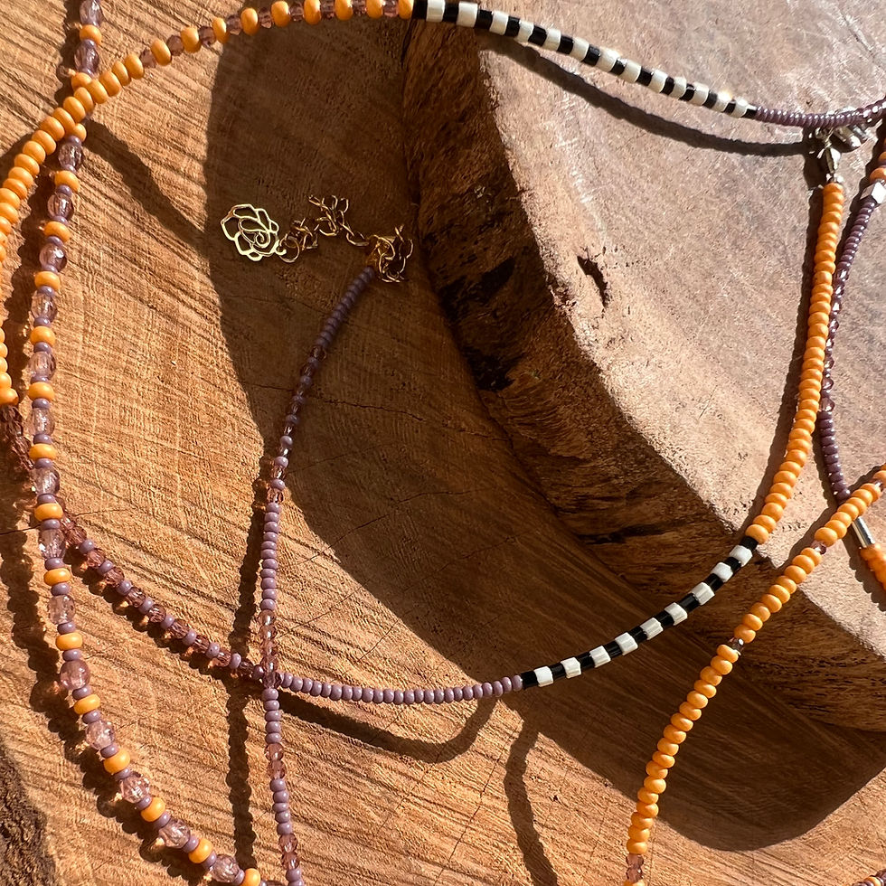 Miniatura: Colar/choker Coleção orch. Apricot 074OCA