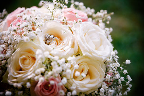 White and Pink wedding bouquet