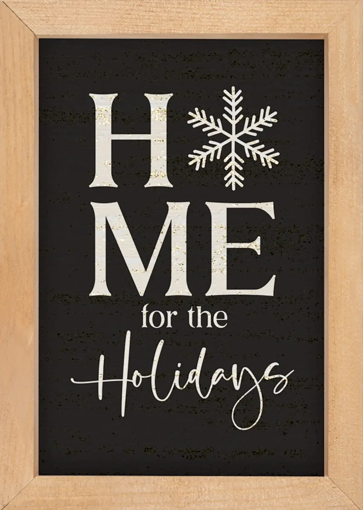 Home for the Holidays Wooden Frame