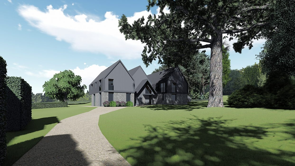 Colman Architects have secured planning permission for a substantial new house in the South Downs National Park.