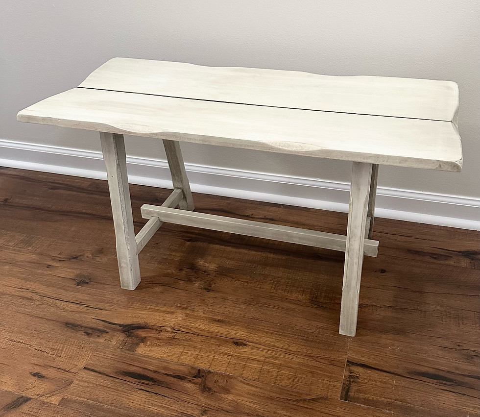 Thumbnail: Farmhouse Wooden Bench