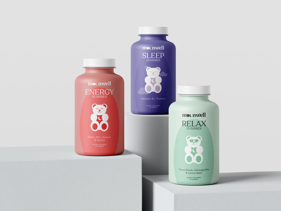 Moonwell gummies bottles