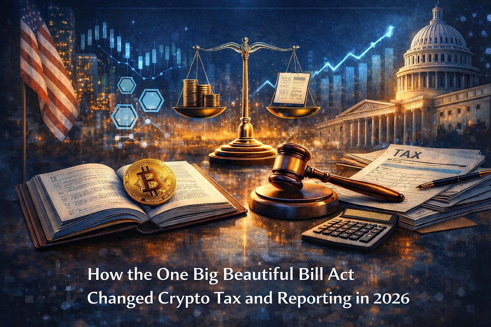 How the One Big Beautiful Bill Act Changed Crypto Tax and Reporting in 2026