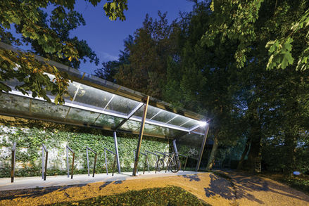 Urban furniture / street furniture : MMCite - Edge bike shelter