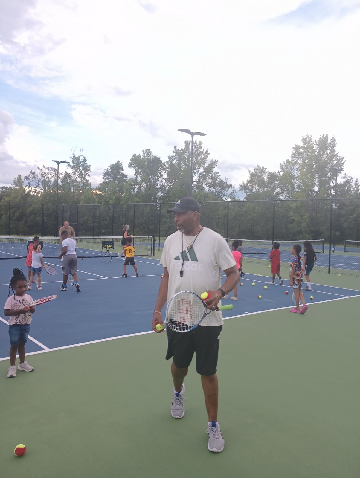 Bishopville Youth Engage in Fun Summer Tennis Program