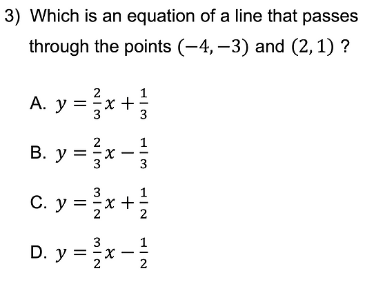 GED Equations of Lines Practice | Get Sum Math