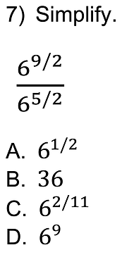 GED divide powers practice