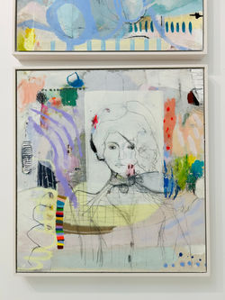 Bernadette 24x25” framed