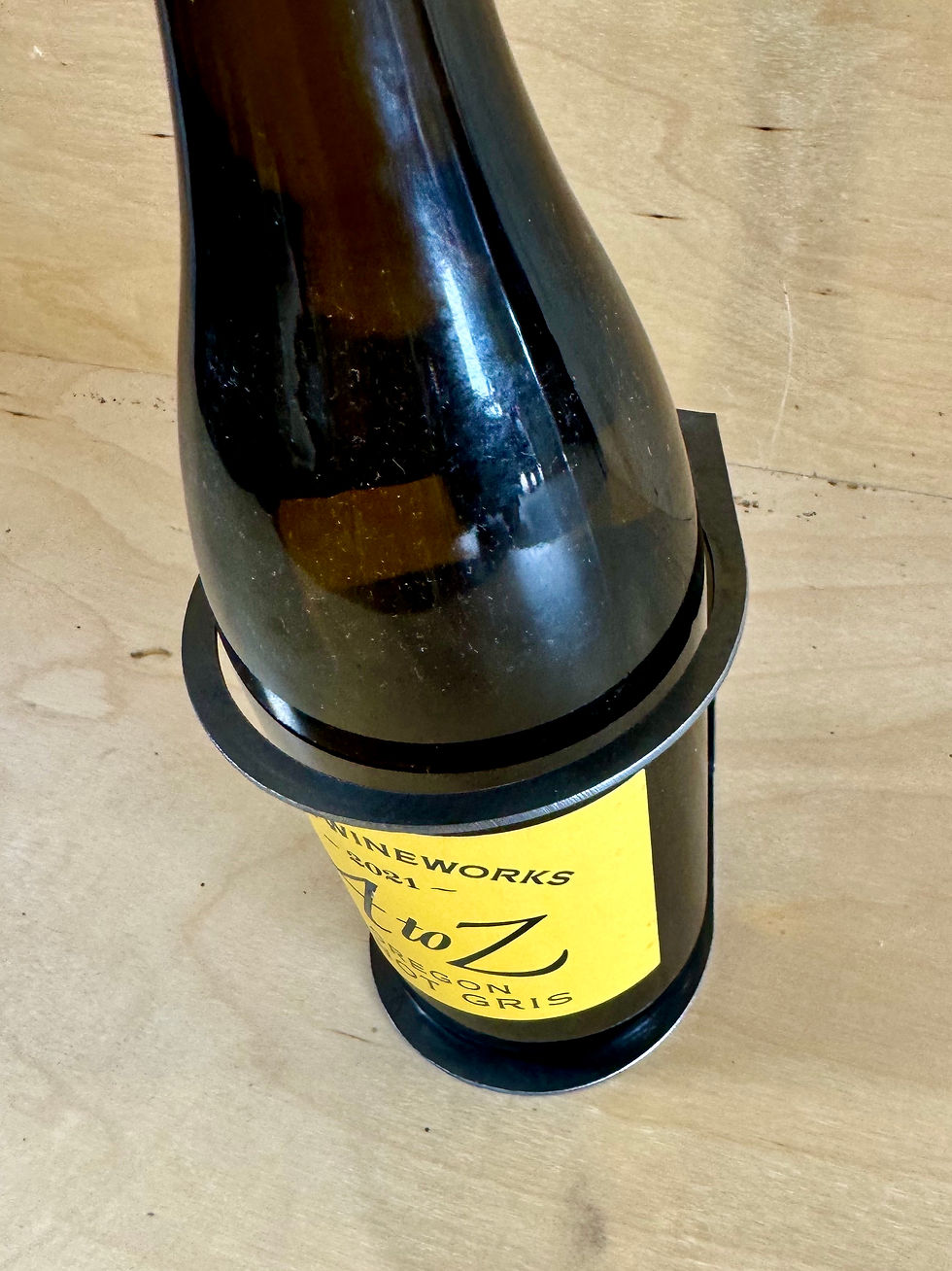 Thumbnail: Wall Mount Wine Bottle Holder