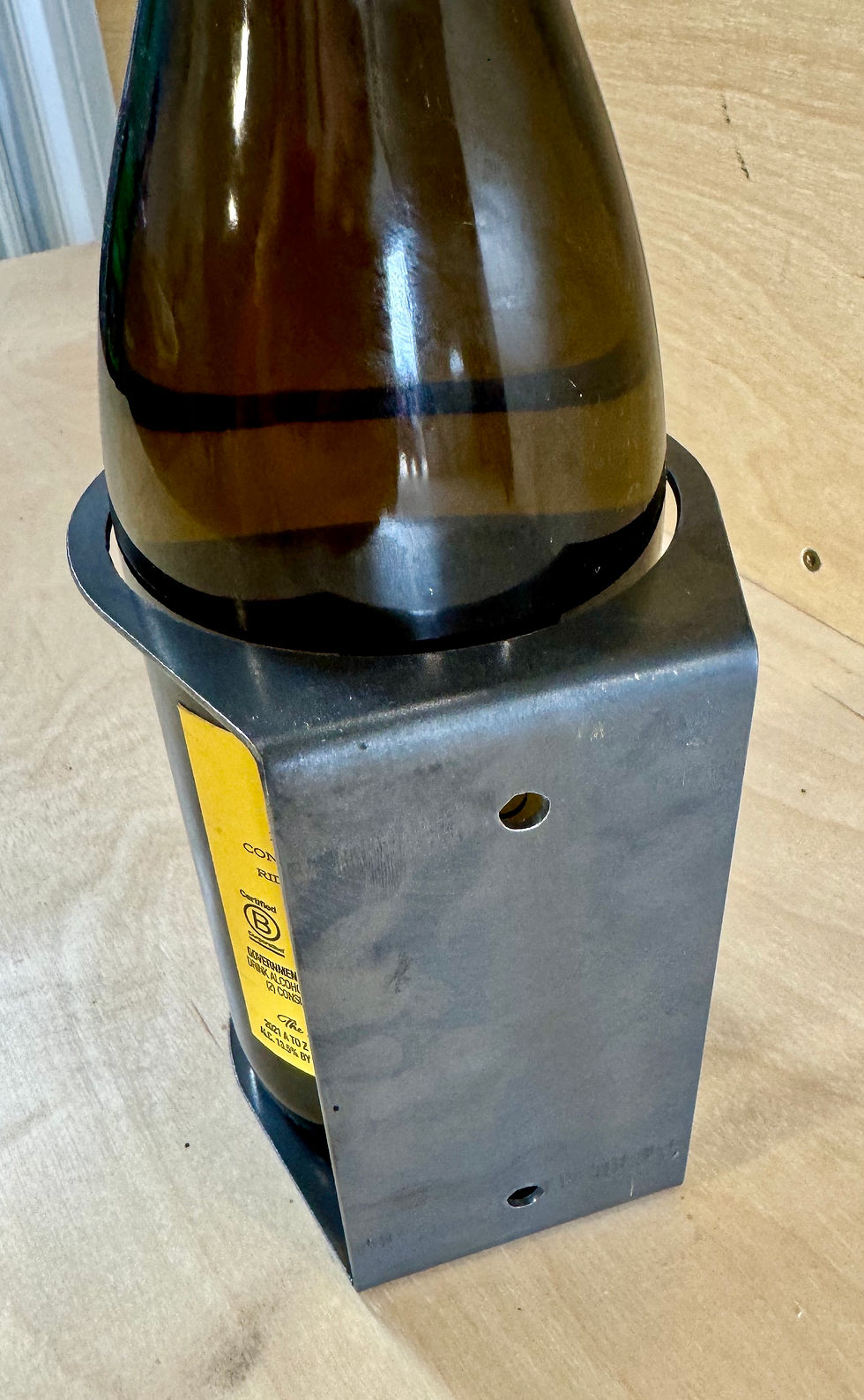 Thumbnail: Wall Mount Wine Bottle Holder