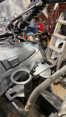 Polaris RZR PRO XP/R Grab Handle Drink Cup Holder | Red Rock Metal