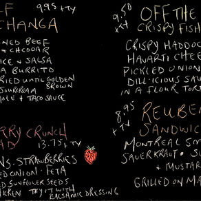 Our New Kitchen Specials - Starting July 10th #JudeFood