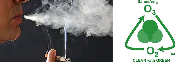 Reclaim space degraded by tobacco smoke by using SanusAer High Output Ozone Generators and shock treatment methods to destroy smoke odors chemically at their source.